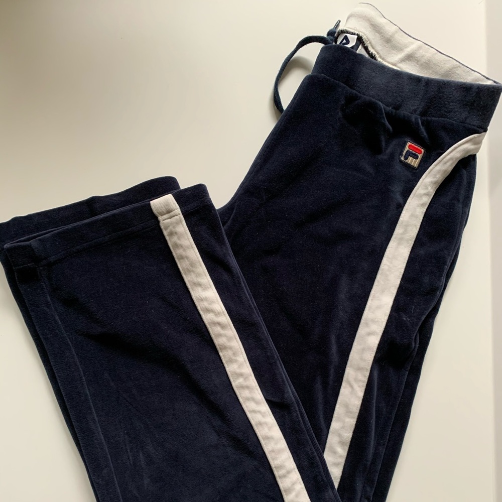 Vintage fila track pants